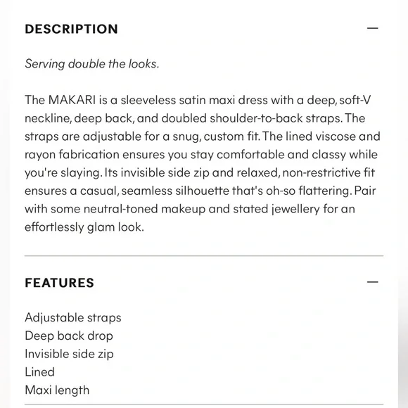 NWT MESHKI Makari black dress - Picture 4 of 4